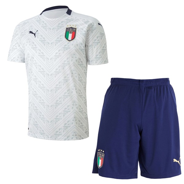 Camiseta Italia Segunda equipo Niños 2020 Blanco
